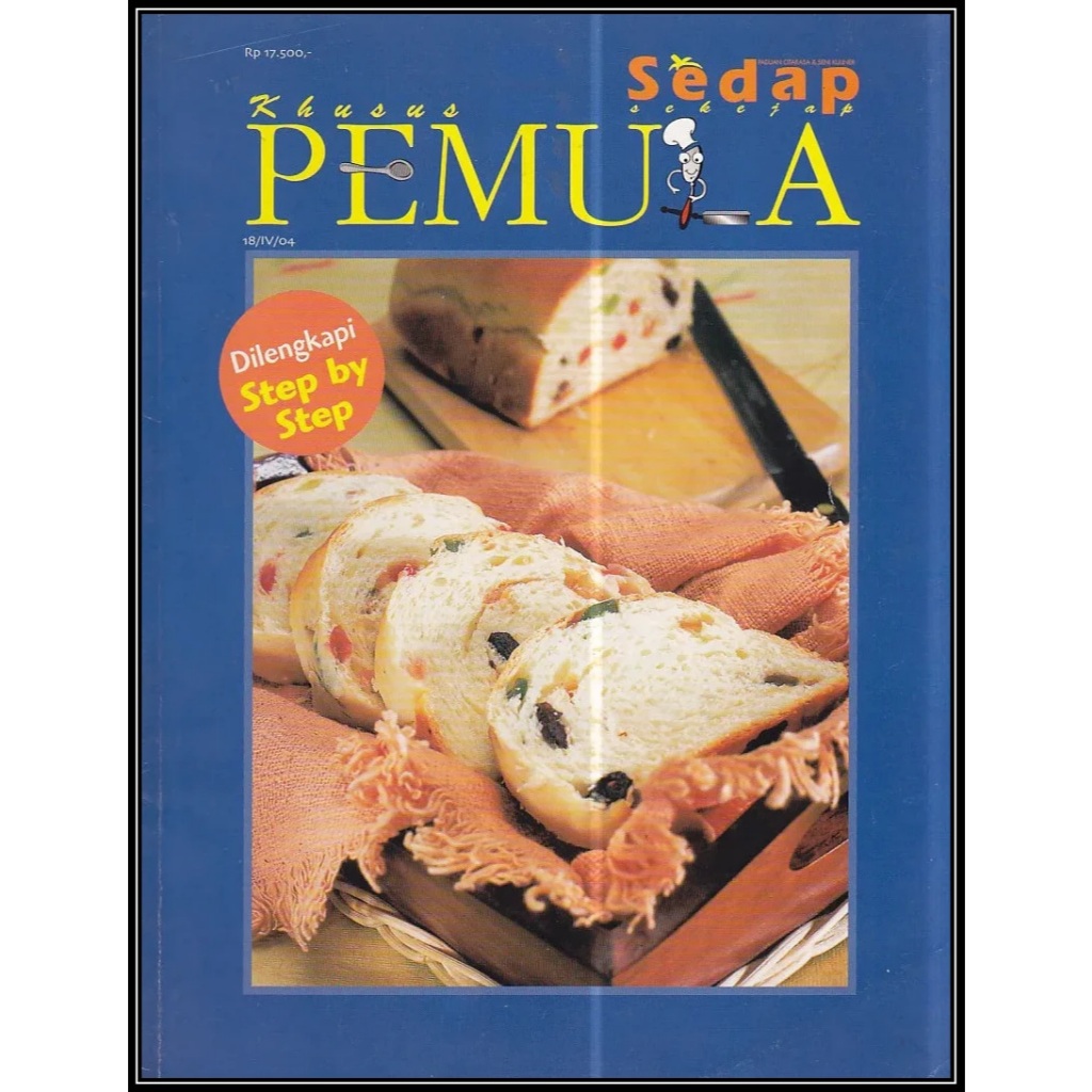 Majalah Preloved - Majalah Sedap Sekejap Khusus Pemula Edisi 18/IV/04