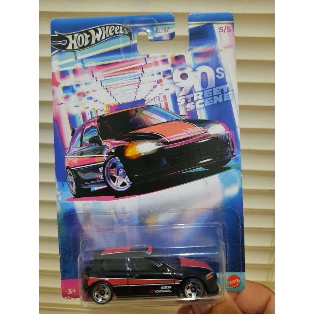 Hot Wheels Honda Civic EG Hitam 90's