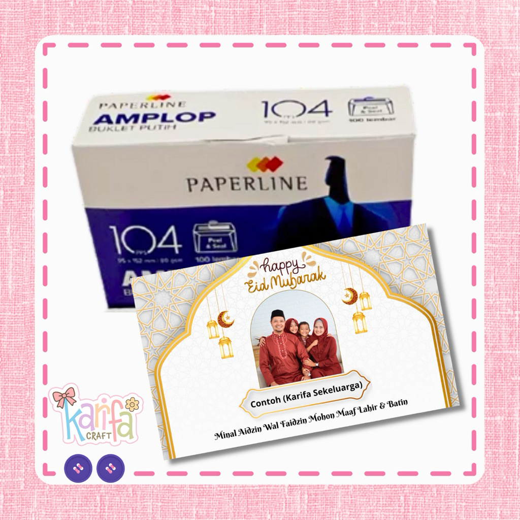 AMPLOP THR LEBARAN | AMPLOP LEBARAN CUSTOM FOTO | AMPLOP LEBARAN CUSTOM NAMA | AMPLOP IDUL FITRI