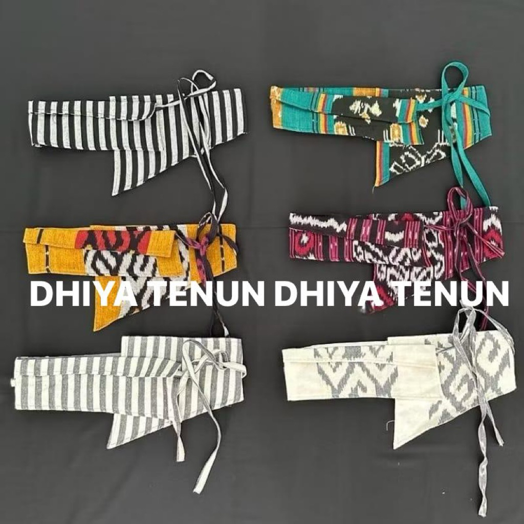 READY STOCK - OBI BELT TENUN IKAT - OBI TENUN - IKAT PINGGANG TENUN - IKAT PINGGANG ETNIK - OBI BELT