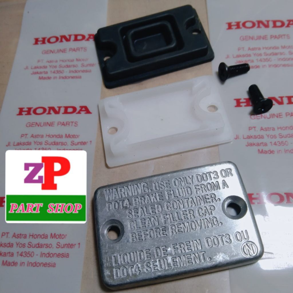CAP MASTER CYLINDER TUTUP TABUNG MINYAK REM DEPAN HONDA TIGER GL PRO MEGAPRO CBR 150 SUPRA VERZA