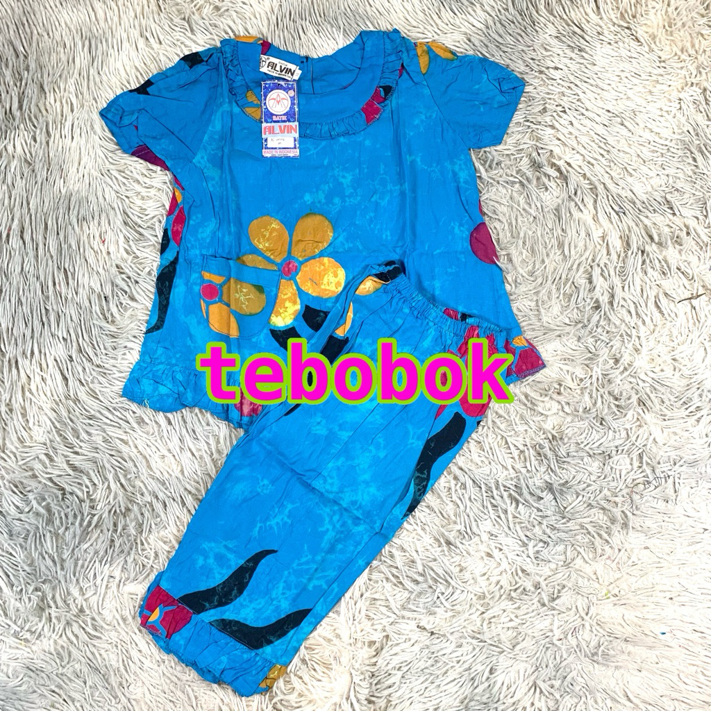 Batik Alvin - Stelan Alvin Anak 3-8 Tahun | Stelan Batik Anak Perempuan