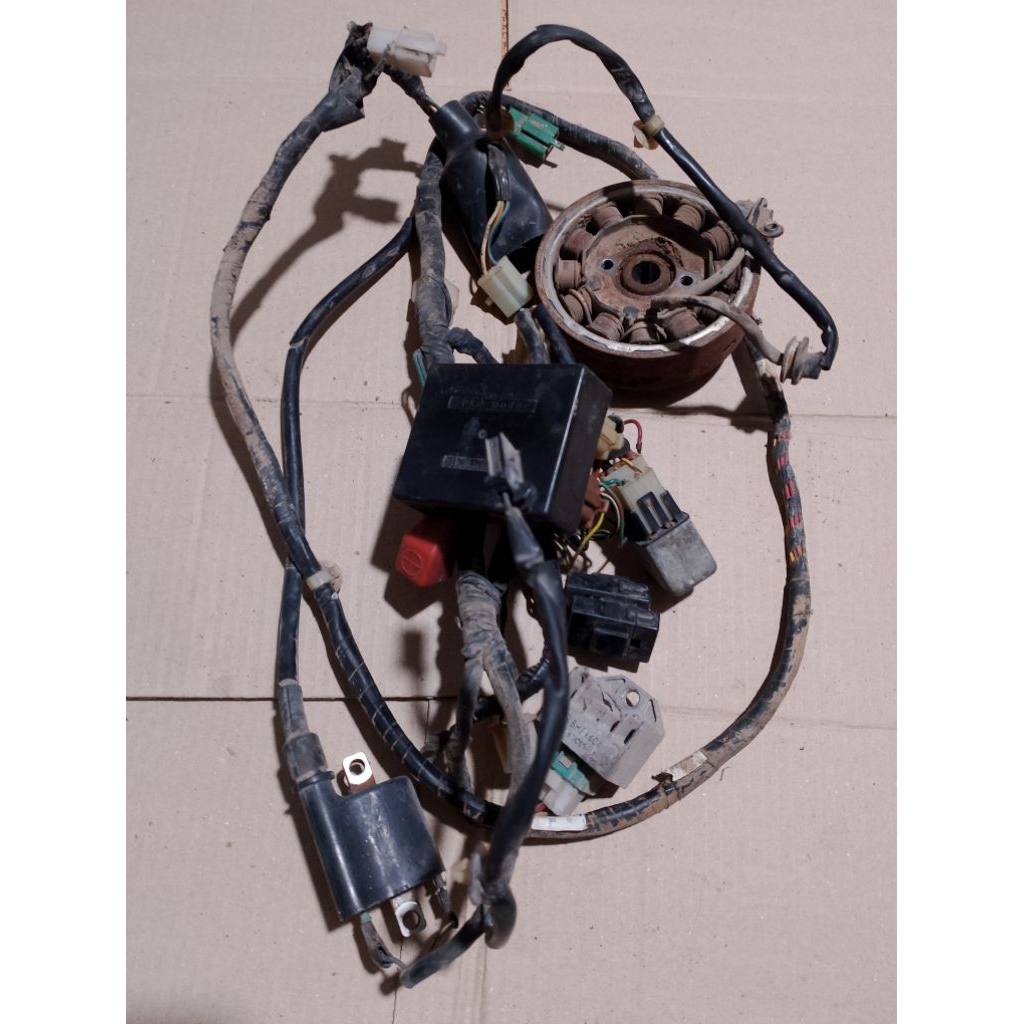 kabel body ,ECU+sepul+magnet,koil, Honda beat karbu, sekupi karbu,spacy karbu, original copotan