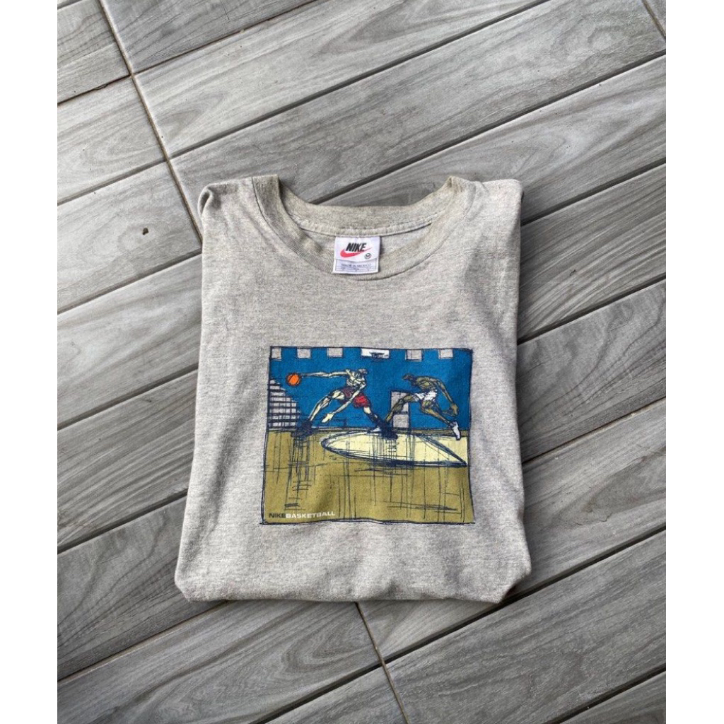 vintage nike basketball 90s photo tee