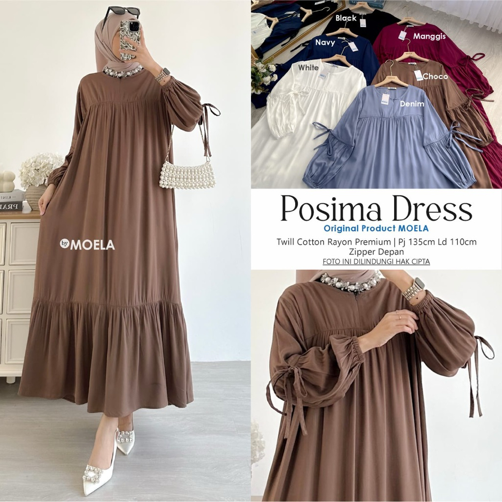 MOELA - POSIMA DRESS POLOS BERLABEL & ORIGINAL