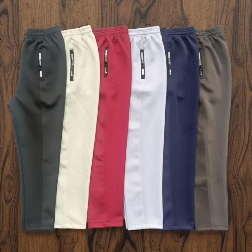 Celana Olahraga Wanita Trening Training Warna Merah Putih Navy Abu Hitam Scuba Tebal Elastis