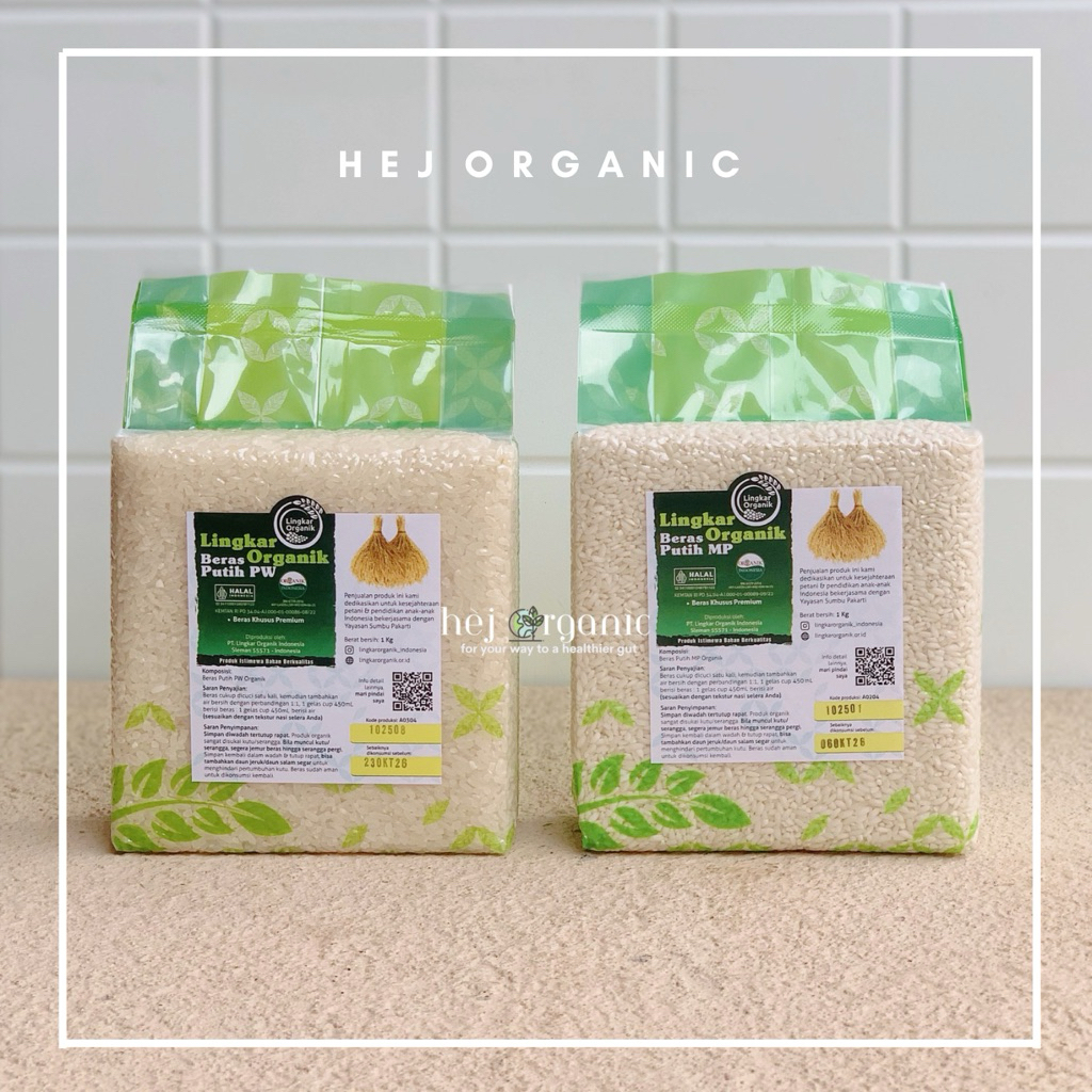 Beras Pandan Wangi & Beras Mentik Putih By Lingkar Organik