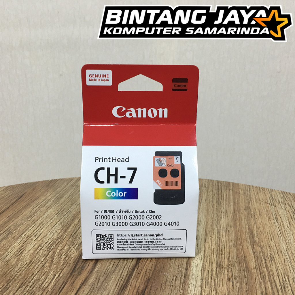 Cartridge Print Head Canon CH-7 Warna/Color G1000 G1010 G2000 G2010 G3000 G3010 G4010 G4000