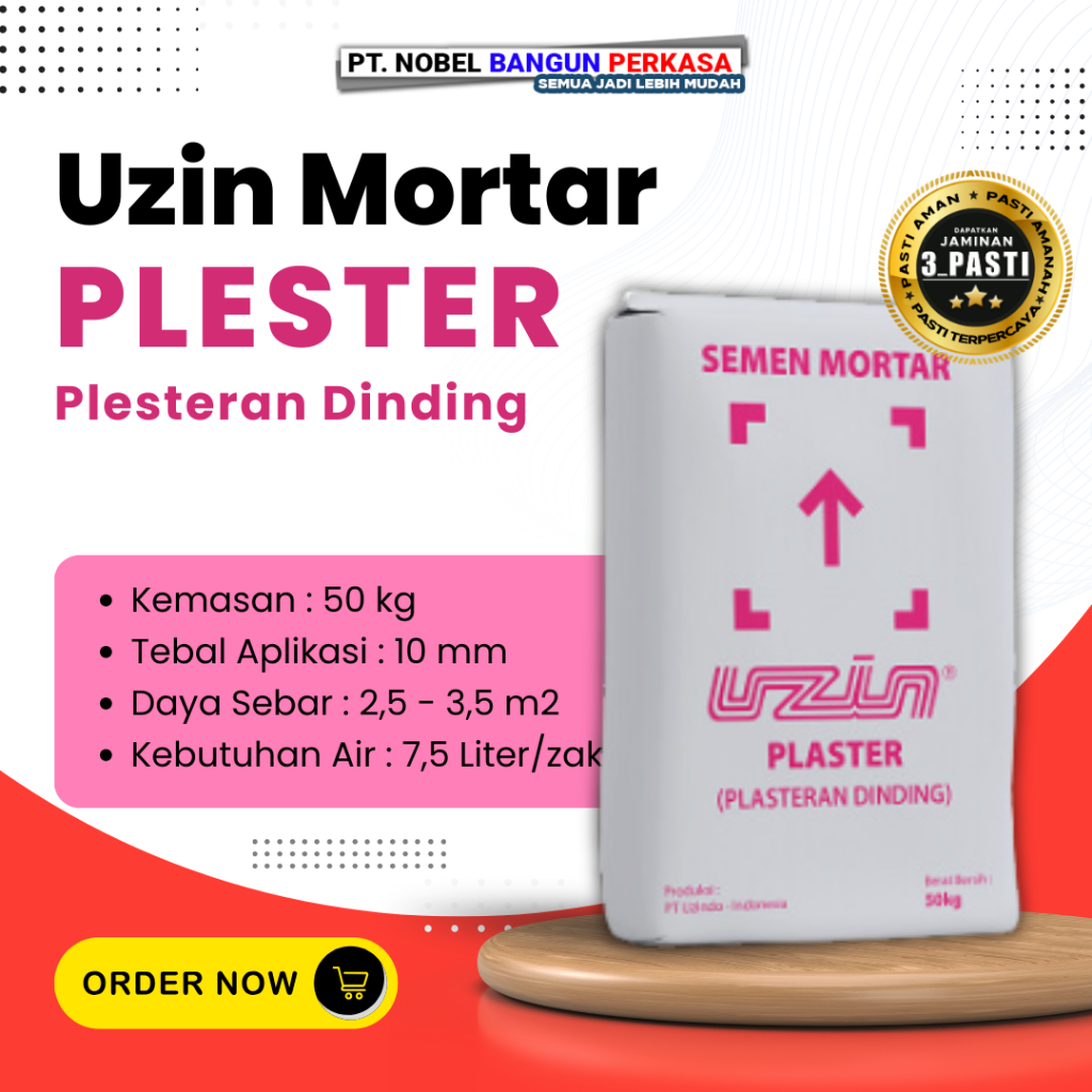 Semen Mortar Uzin Plesteran Dinding 50kg "Uzin Plester"