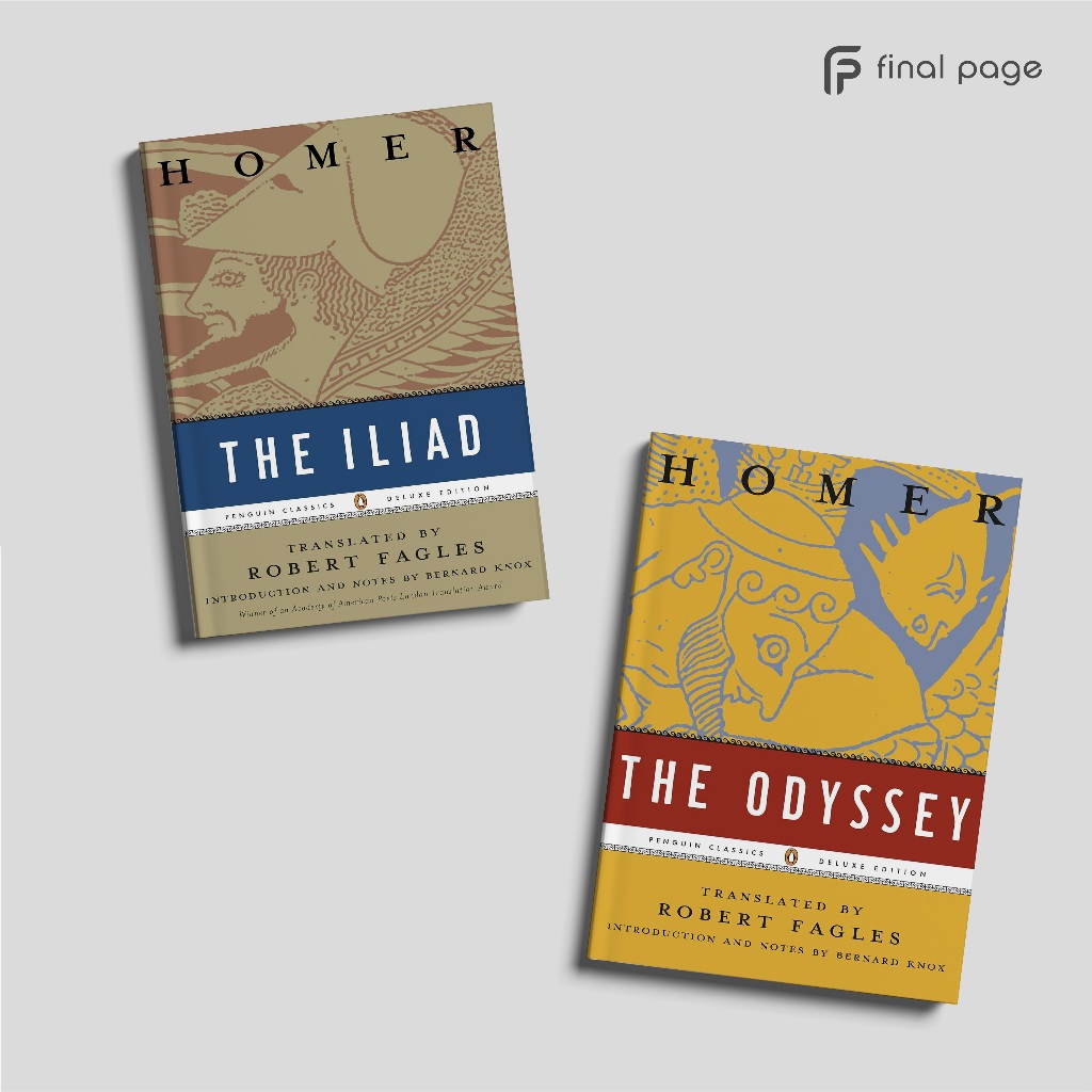 HC The Iliad & The Odyssey by Homer Classics Literature