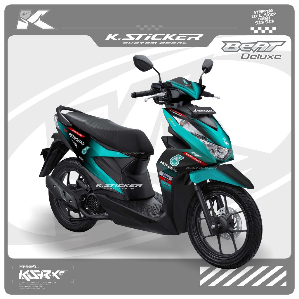 Stiker BEAT Deluxe Full Body Anime Edition | Decal Motor Unik Custom