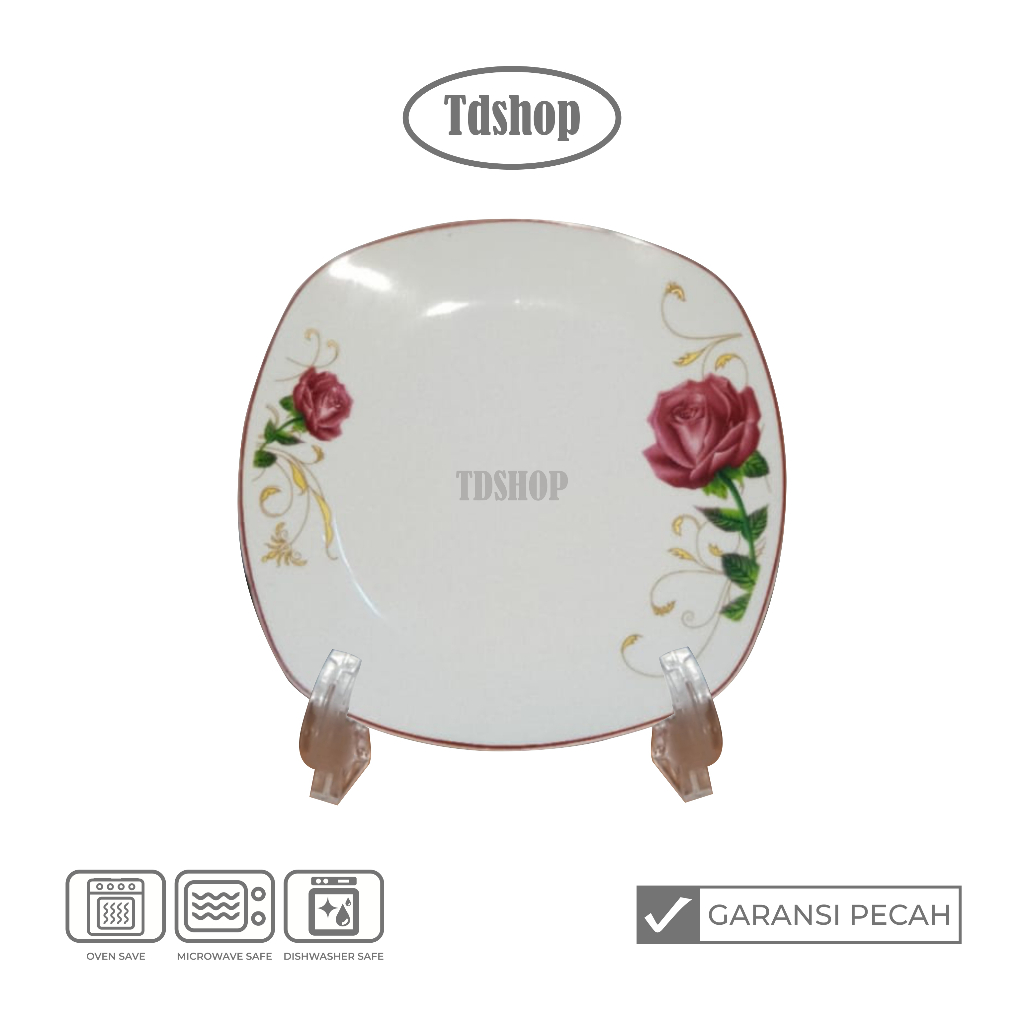 PIRING KERAMIK MAKAN 9in SEGI DINNER TANITI