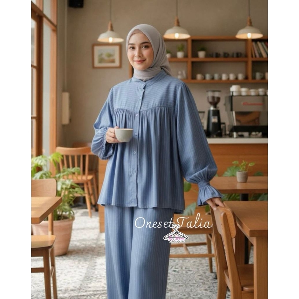 ONE SET TANIA,SETELAN KEKINIAN VIRAL