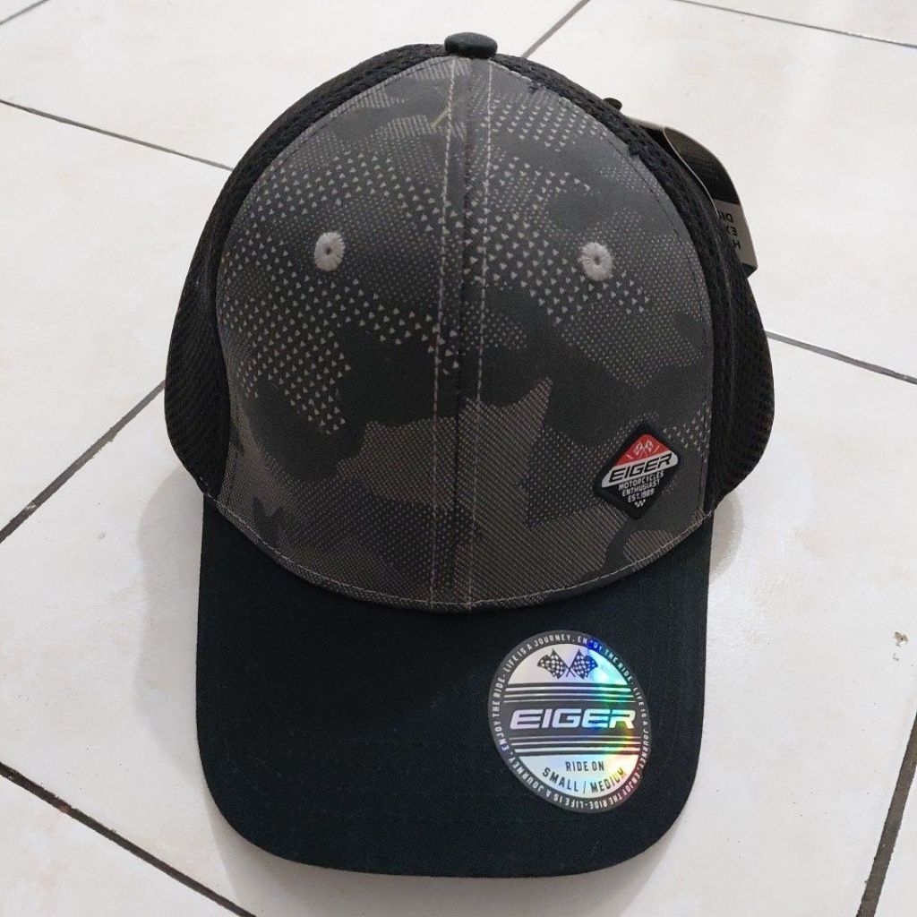 BARU - TOPI EIGER1989 FLAG RIDE 1.1 BLK M