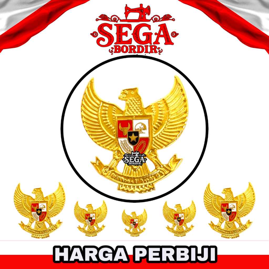 Pin Garuda | Pin paskibraka | bros pin peci garuda lapis resin