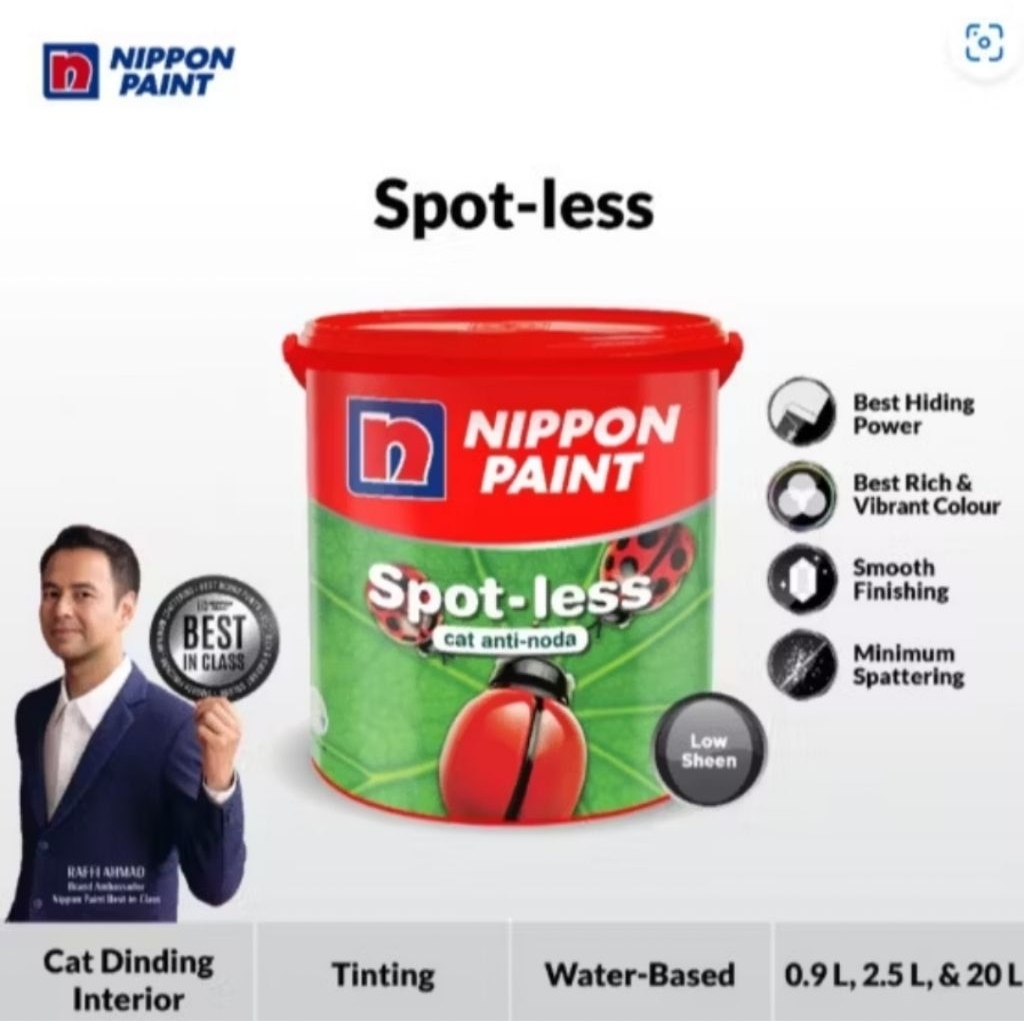 Cat Premium interior Nippon Paint Spotless