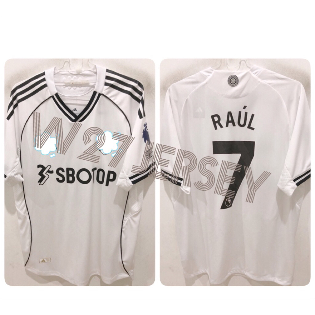 JERSEY PLAYER ISSUE - FULHAM HOME 2025-2026 name player Raul + Patch