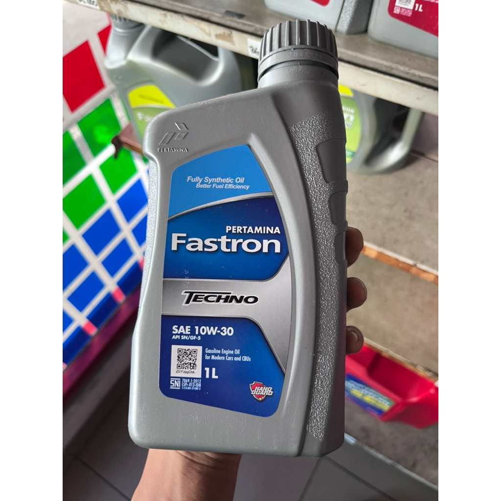 Pertamina Fastron Techno SAE 10w-30 1Liter - Oli Mobil Spesifikasi SAE 10w-30 Kualitas Terbaik untuk