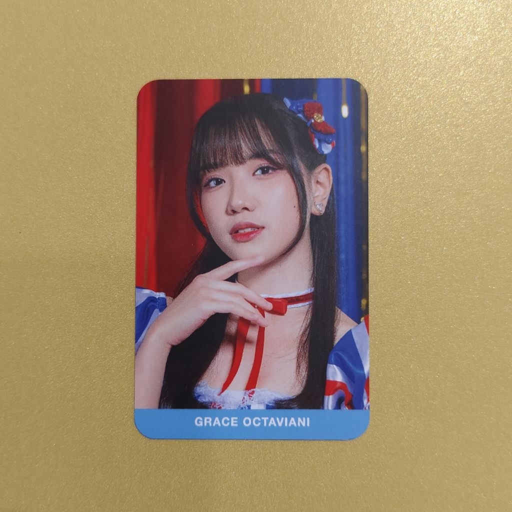 Photocard PC Official JKT48 MnG 26th Single Sukinanda | Gracie Grace Octaviani - Ishou Wonderland Ci