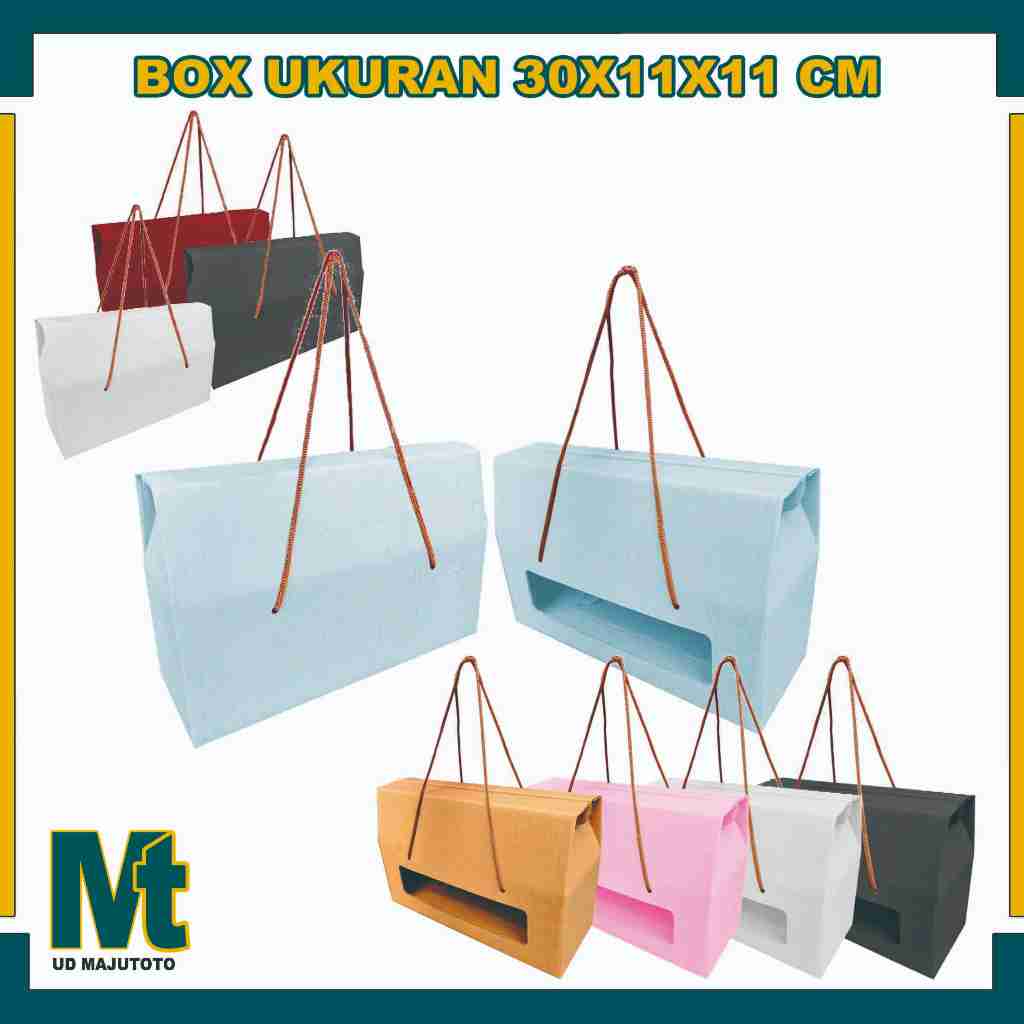 Box 30x11x11 Cm/Box Tas / Box Kue Kering / Kardus Polos