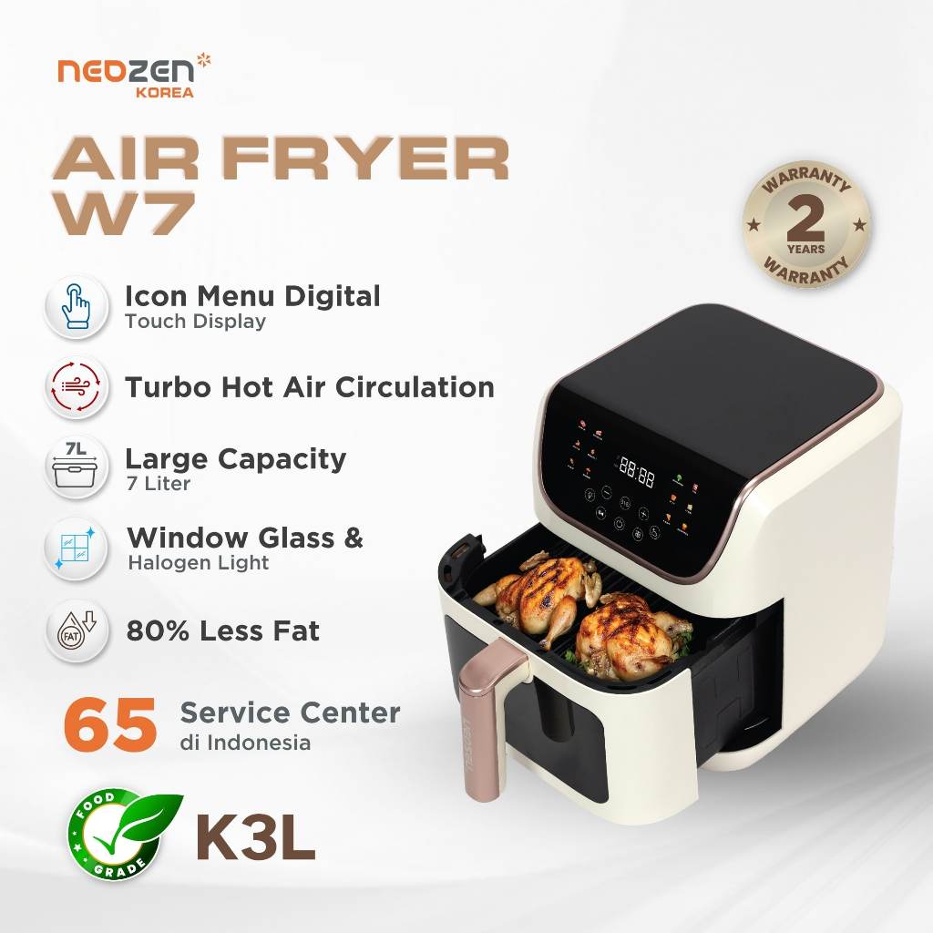 Neozen Air Fryer W7 Double Heater 7L Digital Display