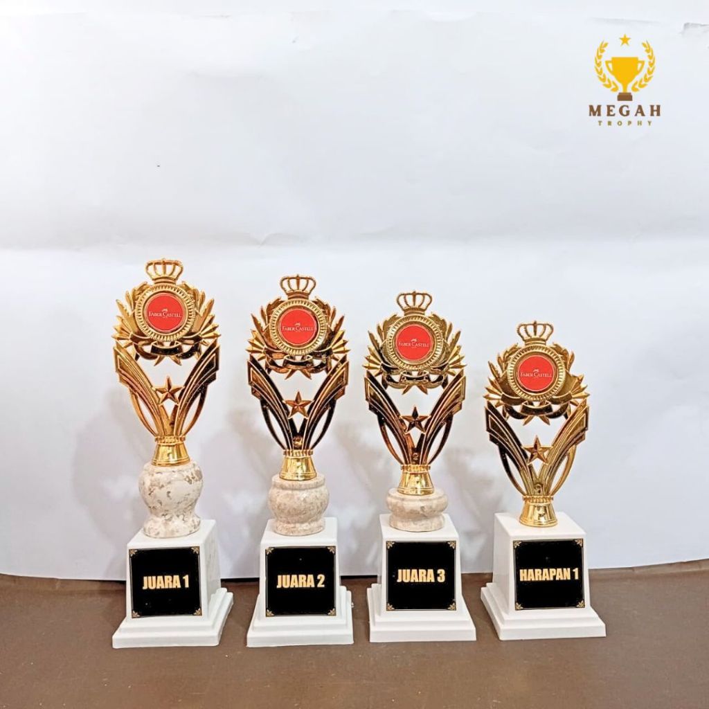 PIALA JUARA 1234 SATUAN KOMBINASI MARMER