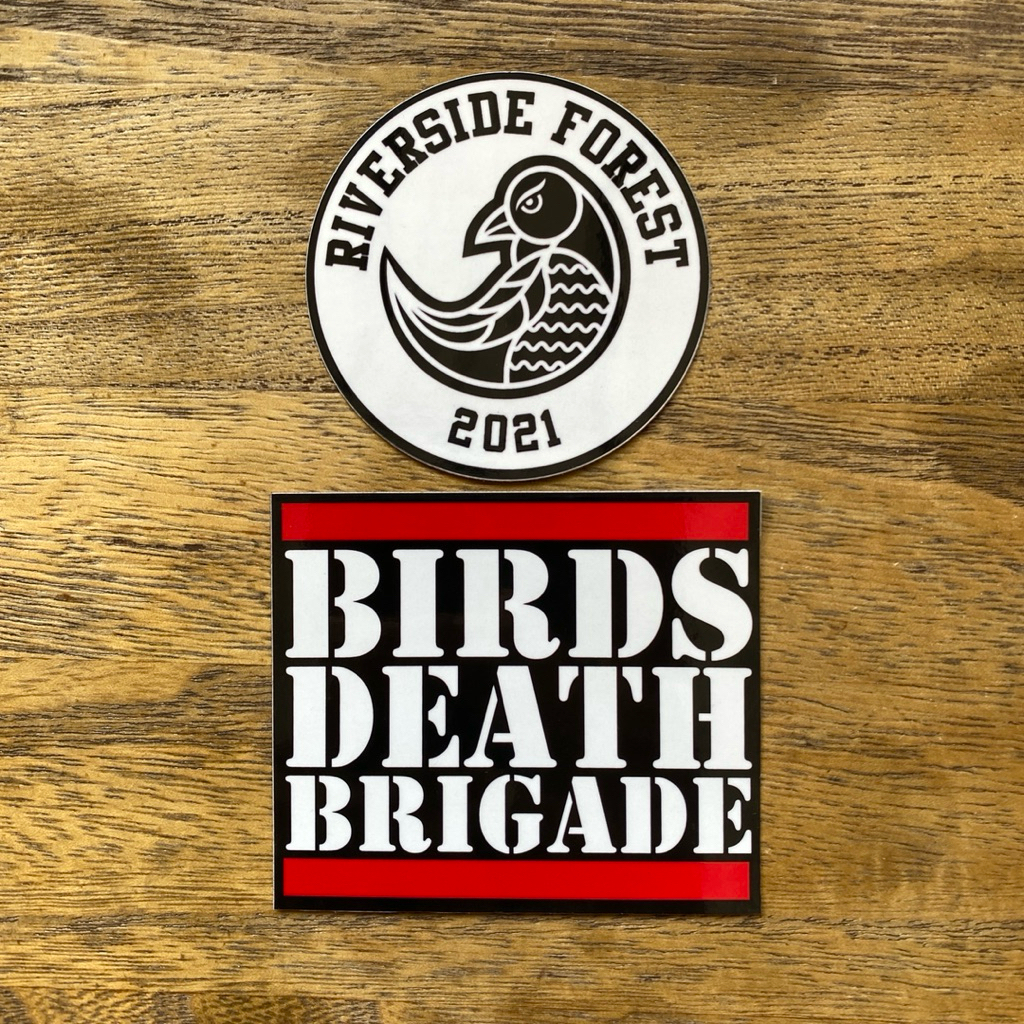 Sticker Riverside Forest Birds Death Brigade