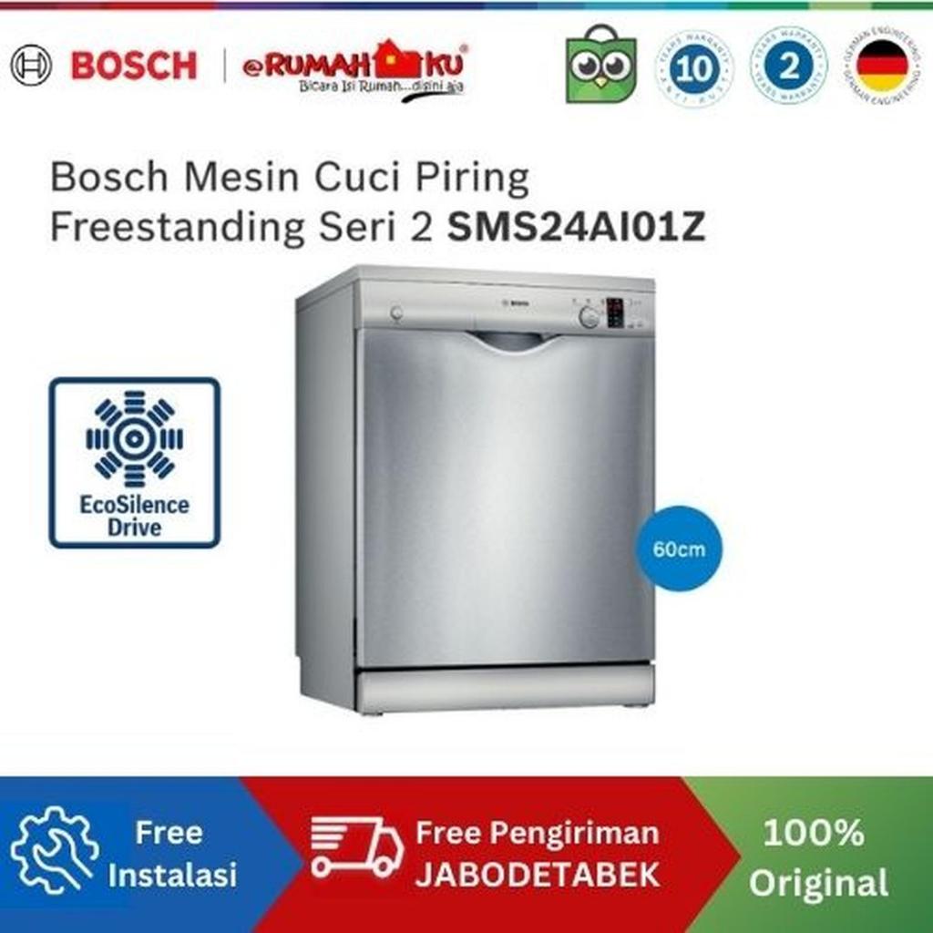 Bosch SMS24AI01Z Free-Standing Dishwasher 60cm Seri 2