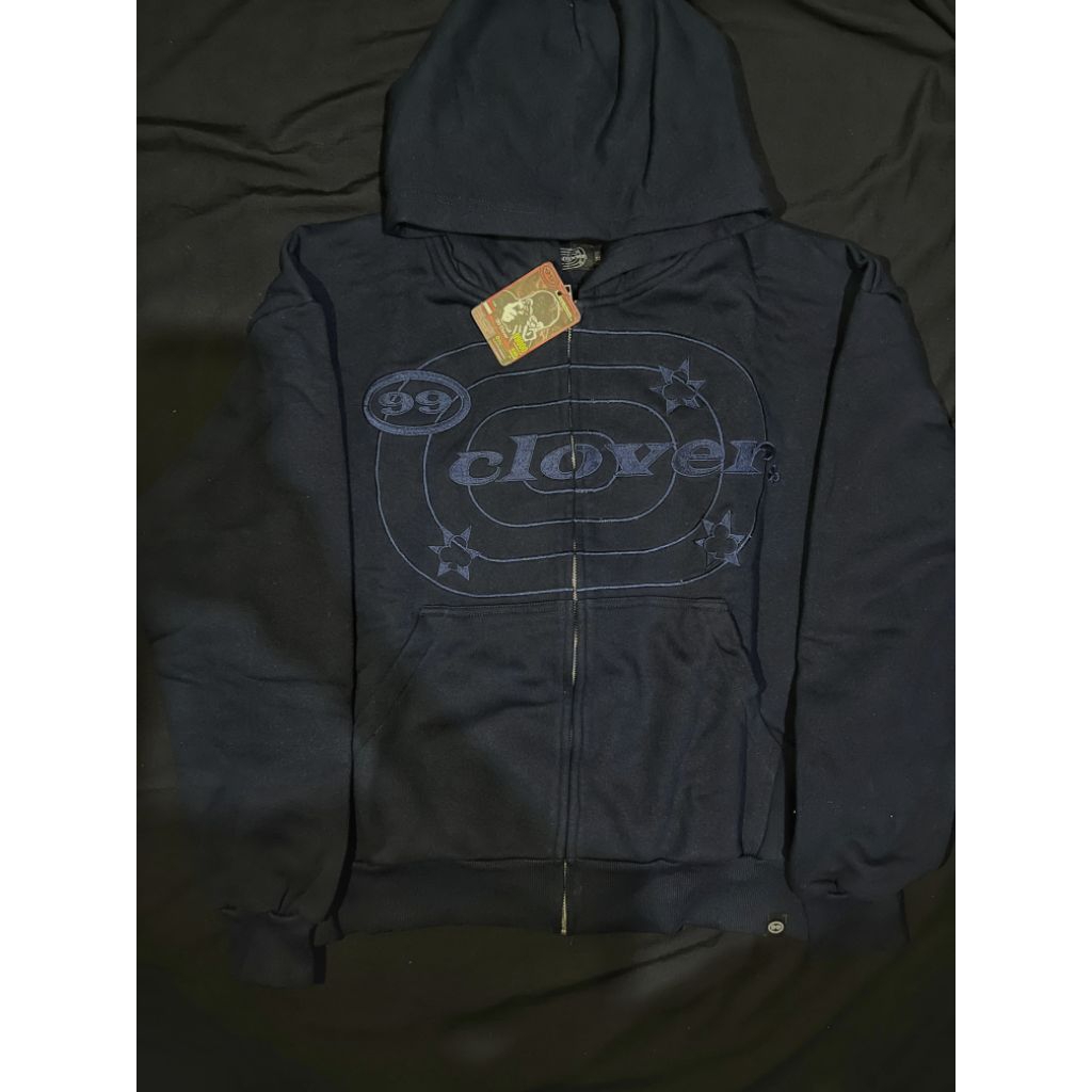 Zip hoodie 99clover navy not telepati, calle de larache, preface, snsb, sbls, mercie, hecate, chambr