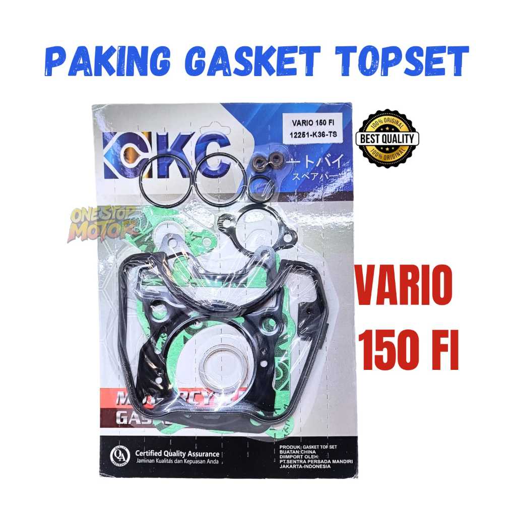 PAKING TOP SET VARIO 150 FI KC – GASKET FULL SET VARIO 150 FI K36 ORIGINAL ORI ASLI KC