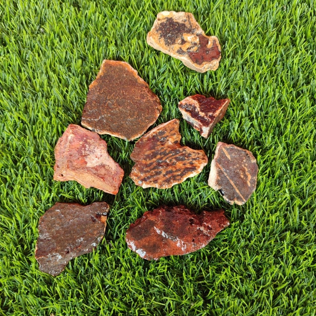 Bahan batu red raflesia super origin bengkulu/bongkahan batu red raflesia super HQ original bengkulu