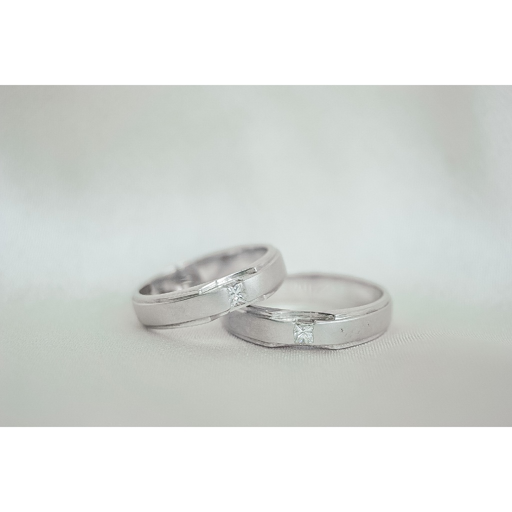 cincin kawin berlian / cincin nikah / cincin pernikahan berlian - DRF00141/DRF00140 - KGdiamond