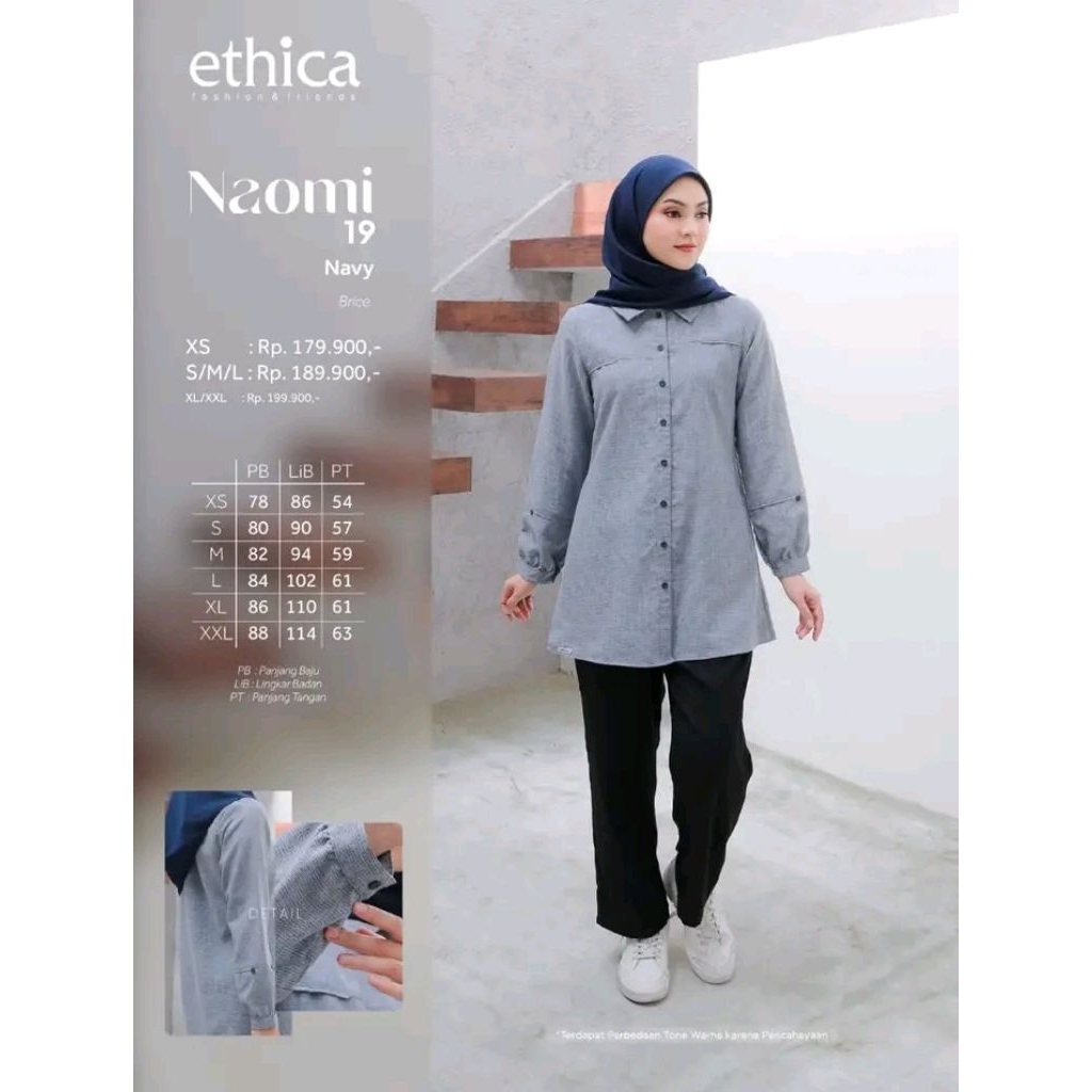 Tunik Polos Casual Ethica Naomi 19