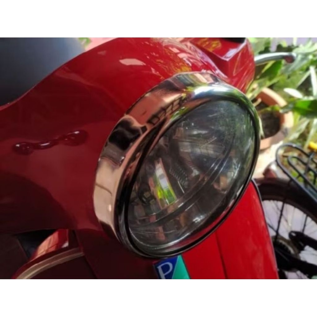 Frame Headlamp chrome vespa LXV original