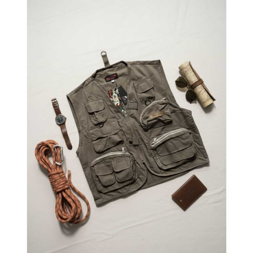 Evolusion Rompi Tactical Pria Vest Tactical Rompi Vets Pria Outdor Vest banyak kantong Pria Vest Tou