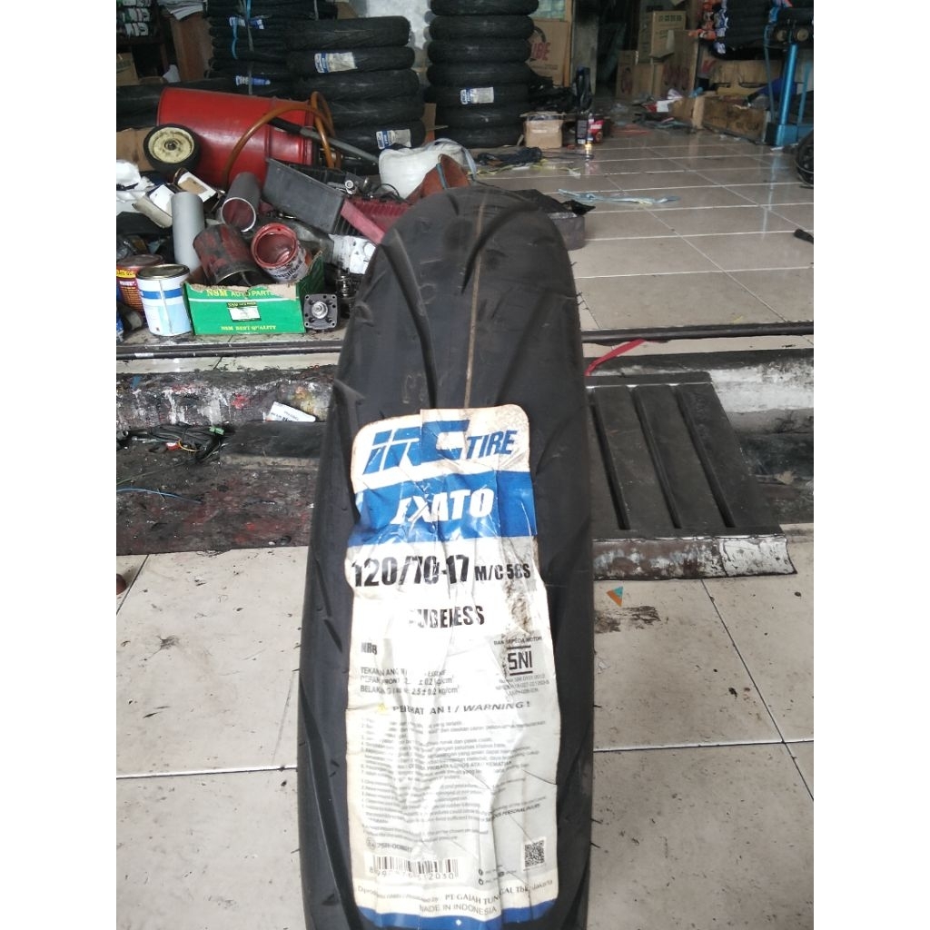 BAN MOTOR SPORT IRC 120/70-17 120/70 ring 17 TUBELESS