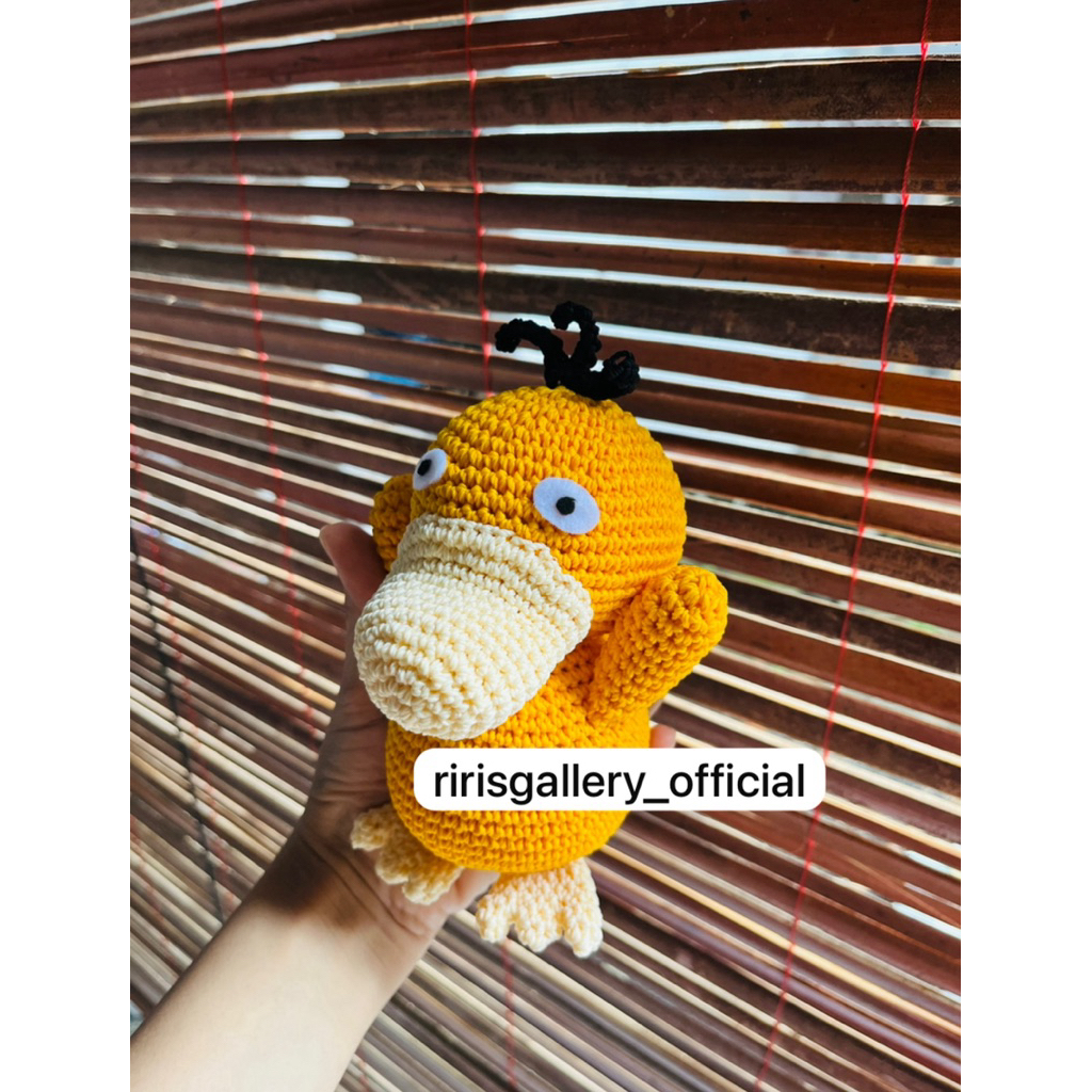 AMIGURUMI PSYDUCK/ psyduck / boneka rajut