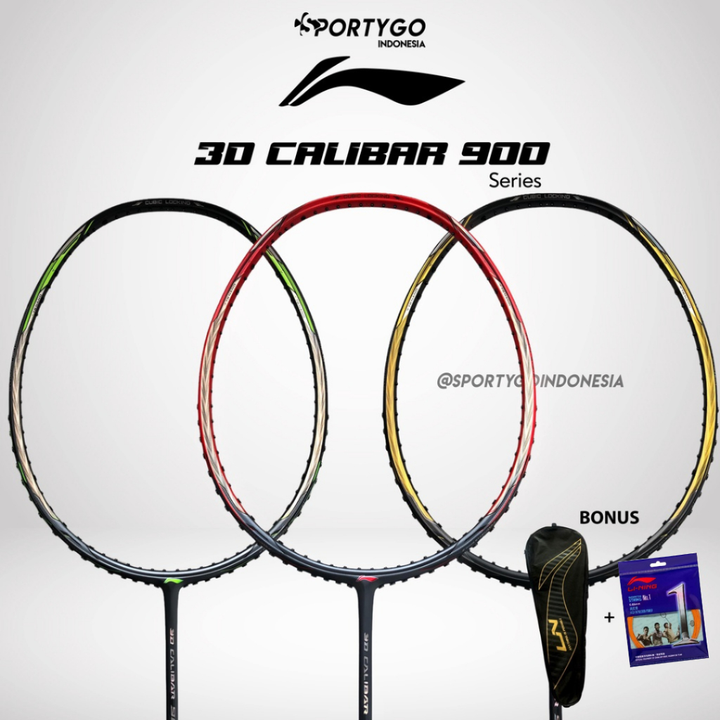 Raket Lining 3D CALIBAR 900 series Original / 900b 900c 900i