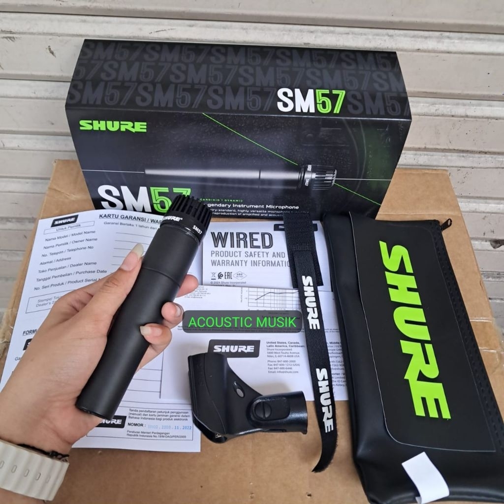 MIC INSTRUMENT SM57 SUPER QUALITY SM 57 LC ORIGINAL MIC SM 57