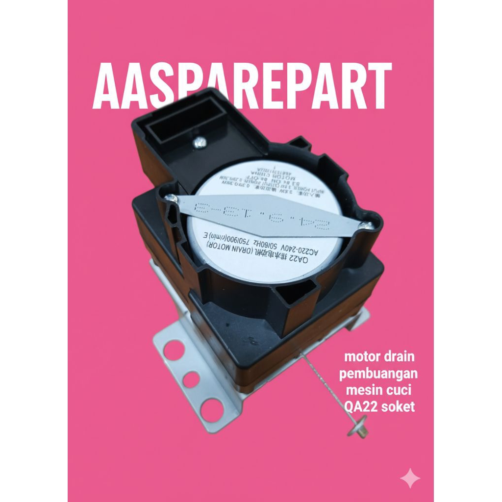 Drain motor mesin cuci 1 tabung QA22 / motor drain QA22