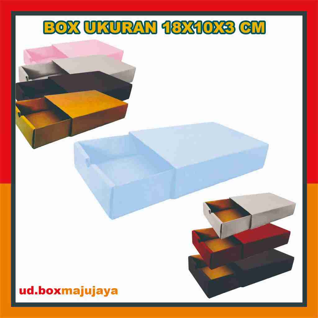 Box 18x10x3 Cm / Box Slide / Kardus Hp