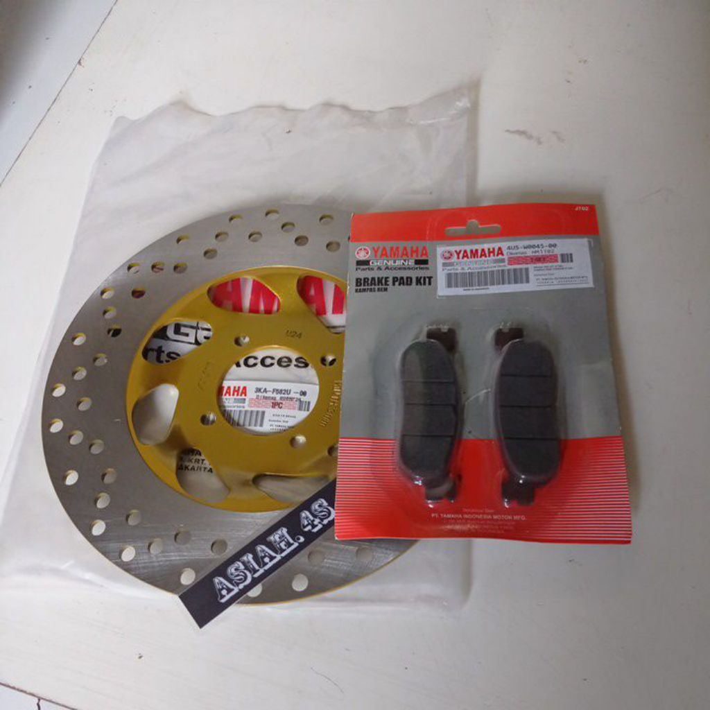 Piringan Cakram Depan Plus Kampas Rem Yamaha RX King RX Z  RX New Kualitas Ori