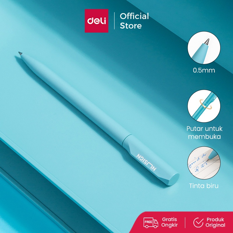 Nusign Gel Pen 0.5mm/ Pulpen Gel ENS552