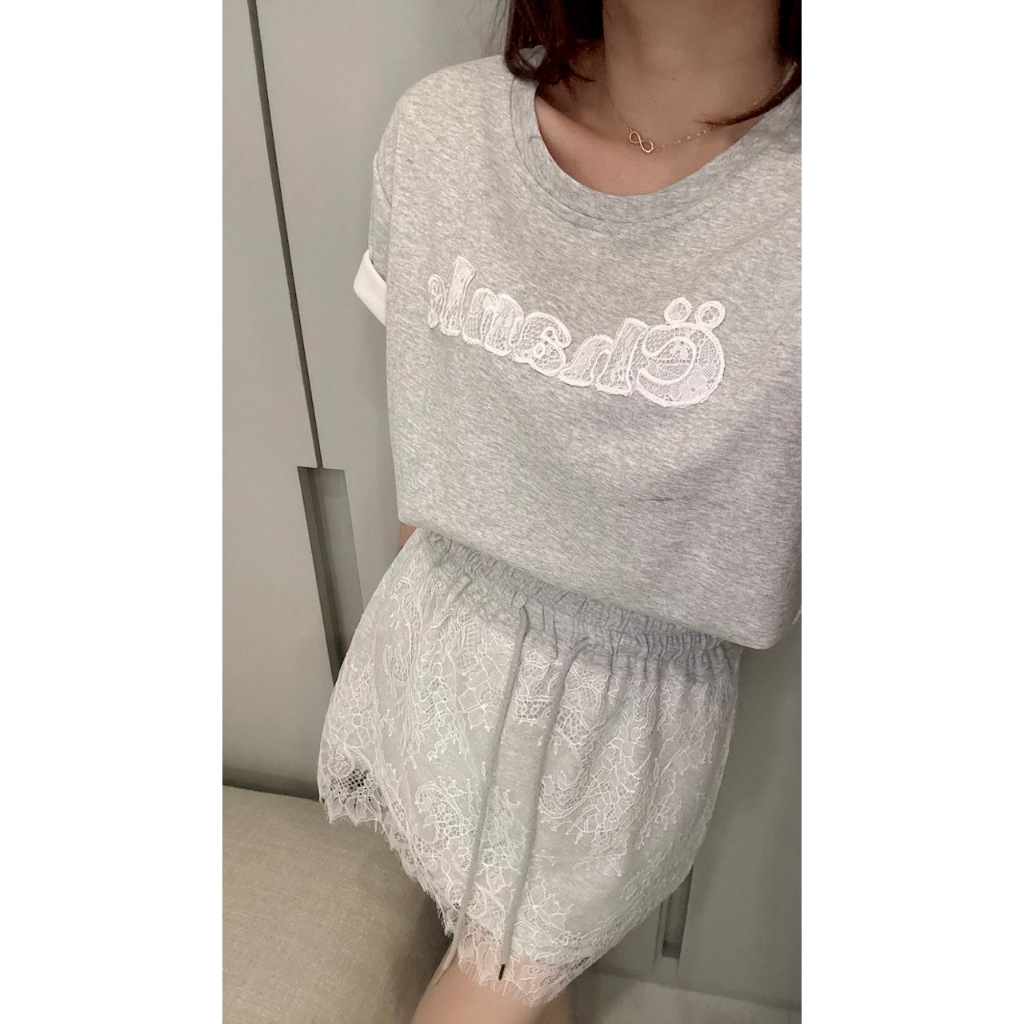 Ndudshop – Cotton fleece skort set (Kode: 5133) – Setelan Wanita – Setelan Skort Wanita – Setelan Ro