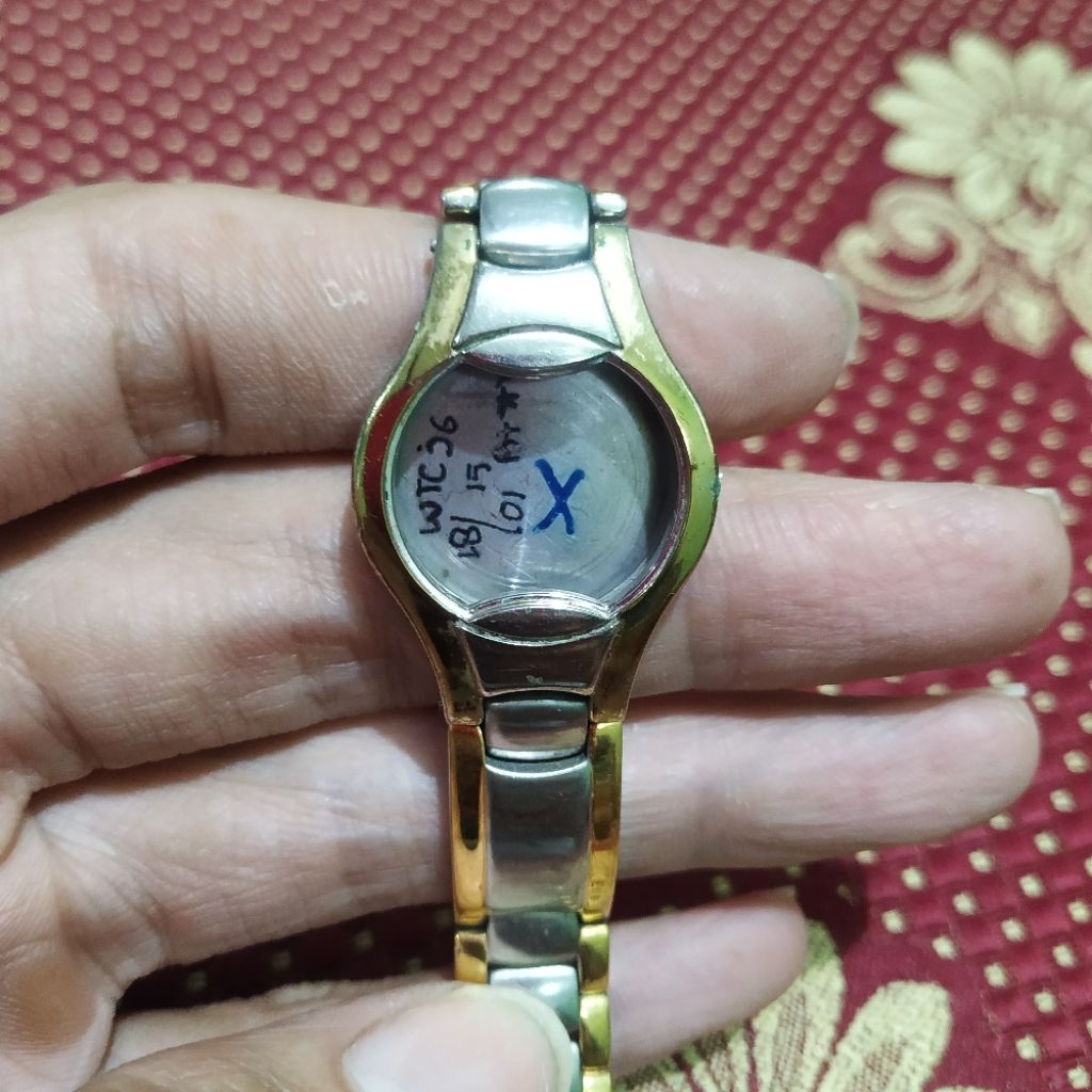 chain & cased woman watch jam tangan wanita elle sports