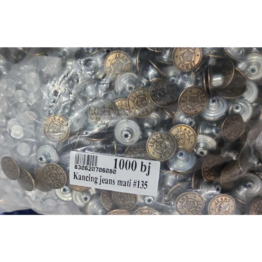 Kancing Celana Jeans / Kancing Levis Kancing Jeans pria wanita isi -/+1000pcs