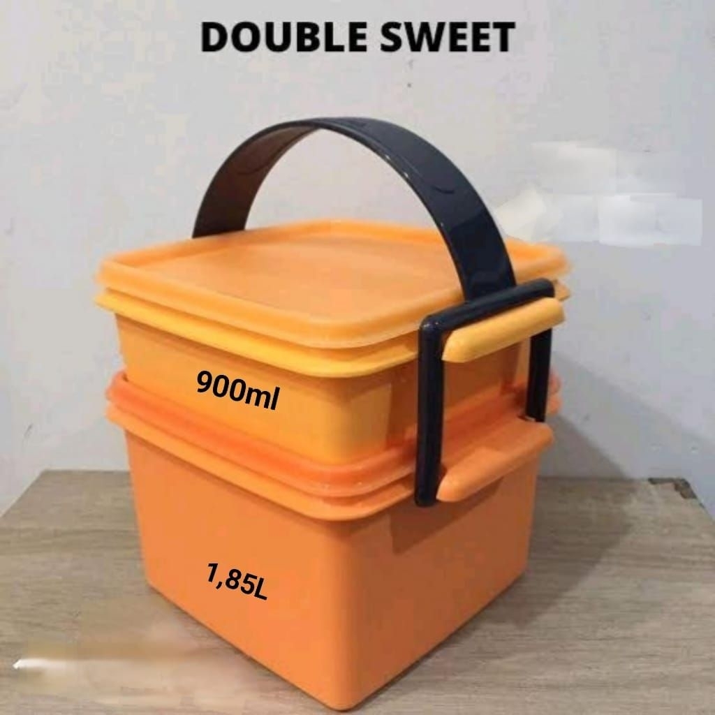 rantang dua susun tupperware