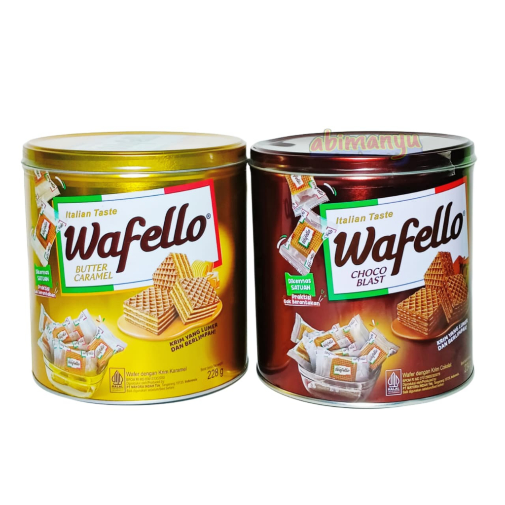 wafello wafer kemasan kaleng