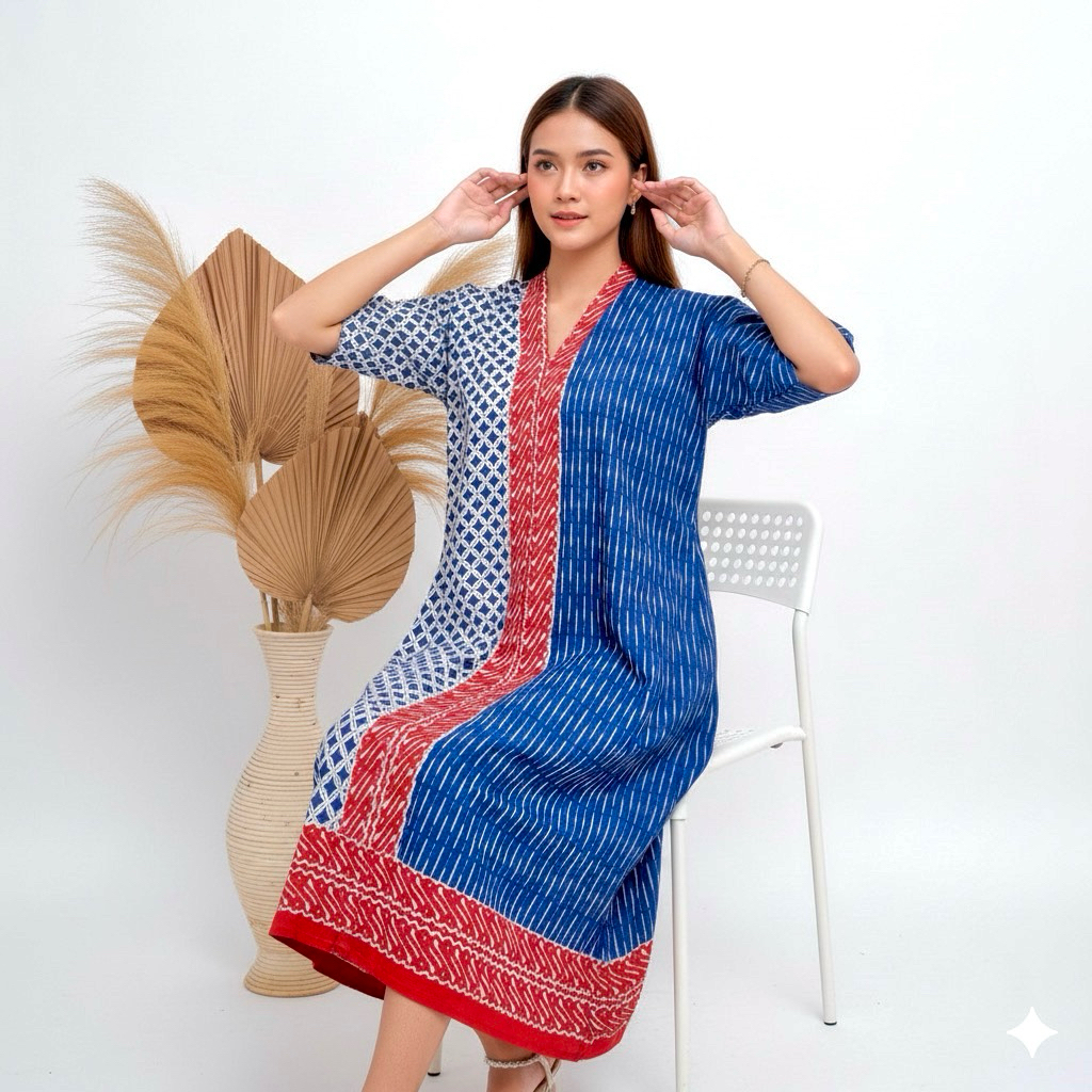 (BATIK D36) LD 120 Baju Tidur Daster Kamelia Rayon Premium Busui Friendly
