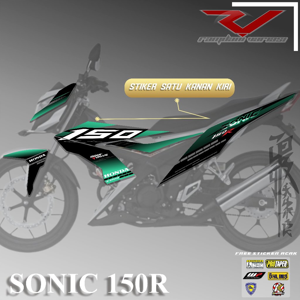 STRIPING STIKER HONDA SONIC 150R/STIKER MOTOR SONIC/STRIPING VARIASI SONIC 150R KEREN